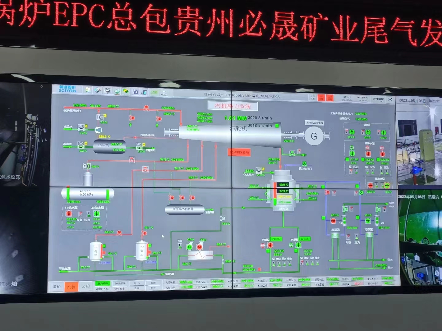 热烈祝贺贵州必晟矿业余热发电项目一次并网成功(图2)